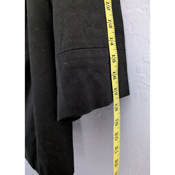 East 5th Womens Black Jacket Size 1X Button-Front 3/4 Sleeves Textured Finish - Picture 16 of 16